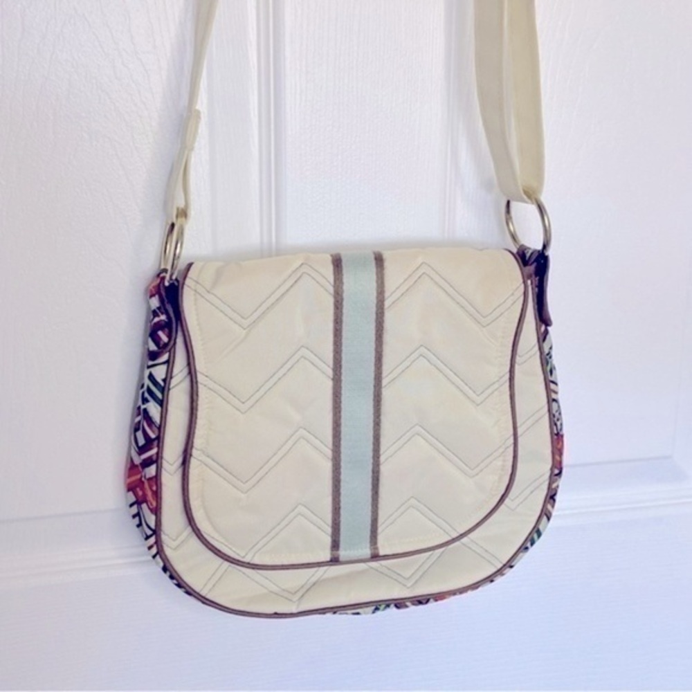 Saddle Bag Ravinia Ivory Cinda B Purse